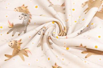 Jersey mit Pferden, Art.-Nr. FVJ-4187, Fräulein von Julie, beige